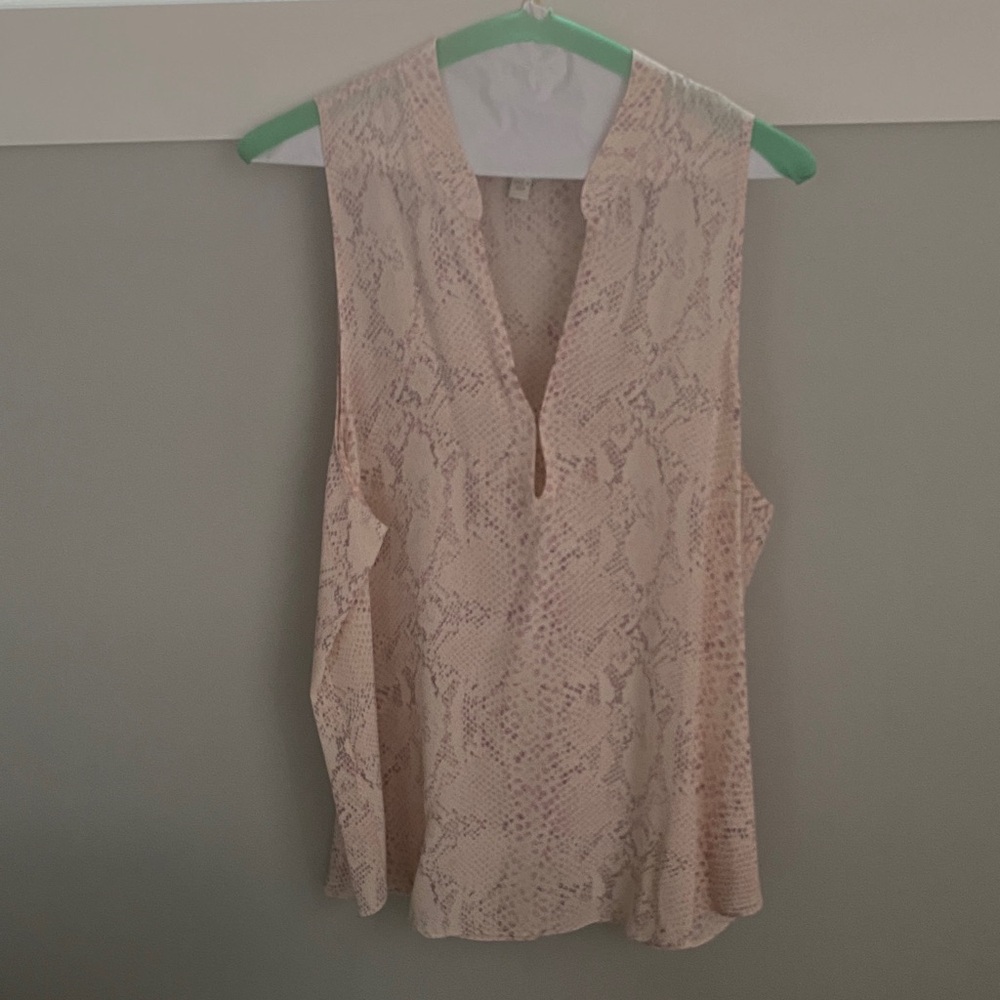 Rory Beca Blush Snake Print Blouse